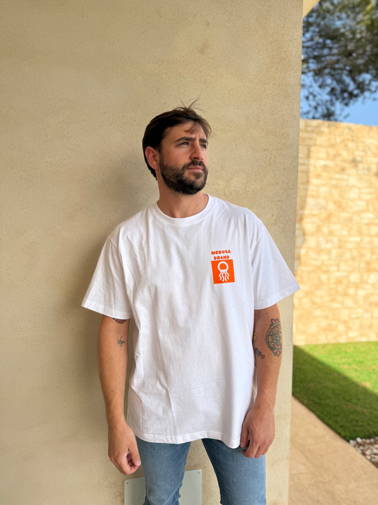 CAMISETA OVERSIZE MEDUSA CHESS