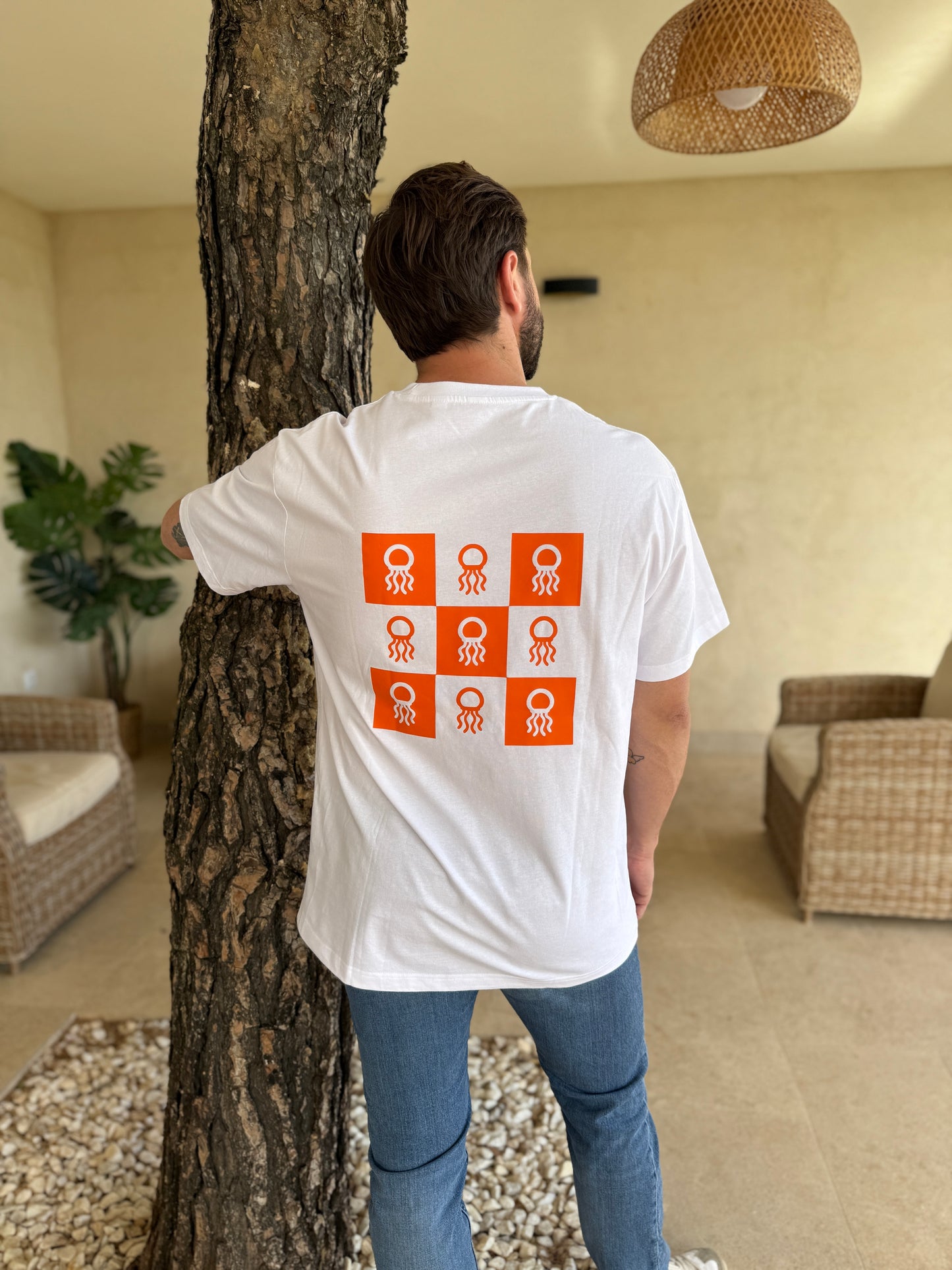 CAMISETA OVERSIZE MEDUSA CHESS