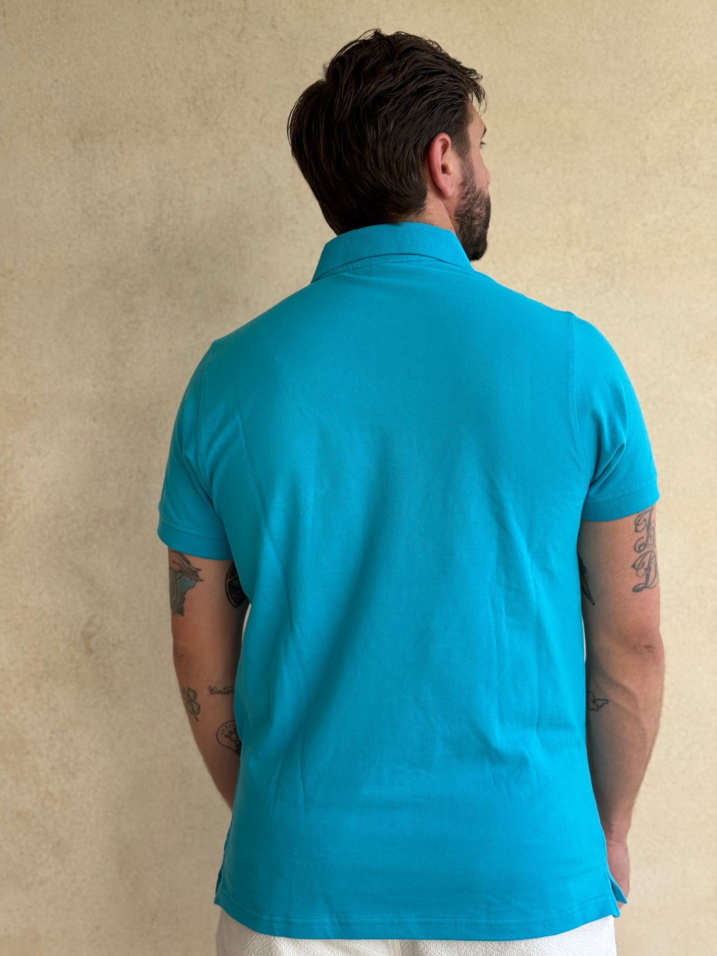 POLO AZUL TURQUESA