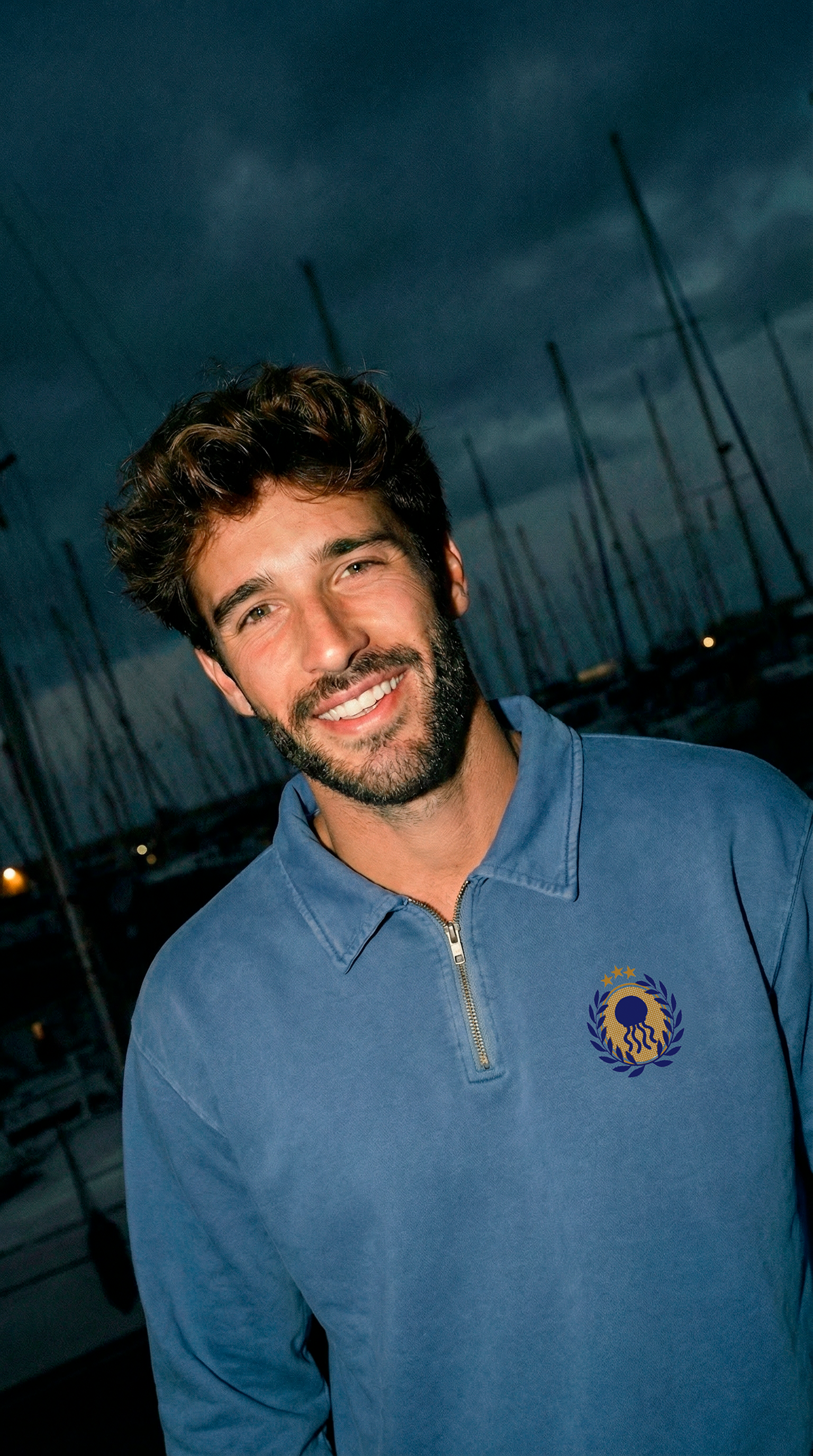 ZIPPER CUELLO MARINO