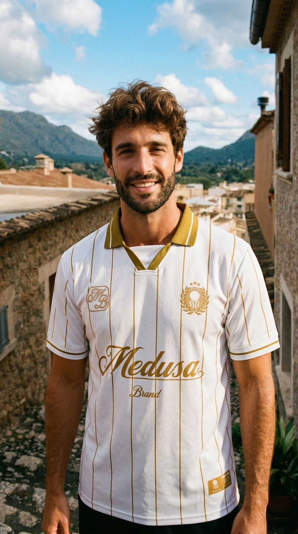 CAMISETA FOOTBALL VINTAGE BLANCA