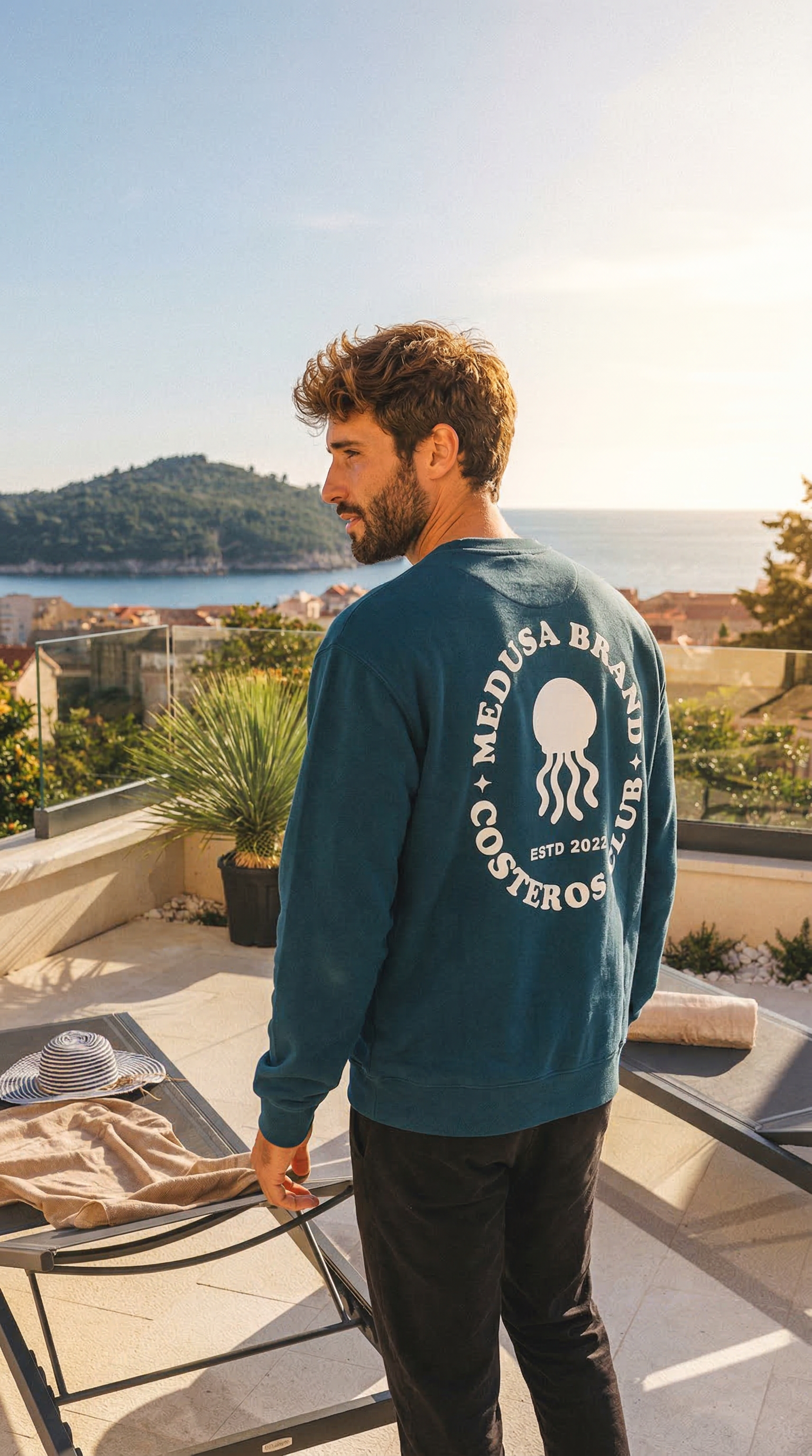 SUDADERA COSTEROS CLUB AZUL PETRÓLEO