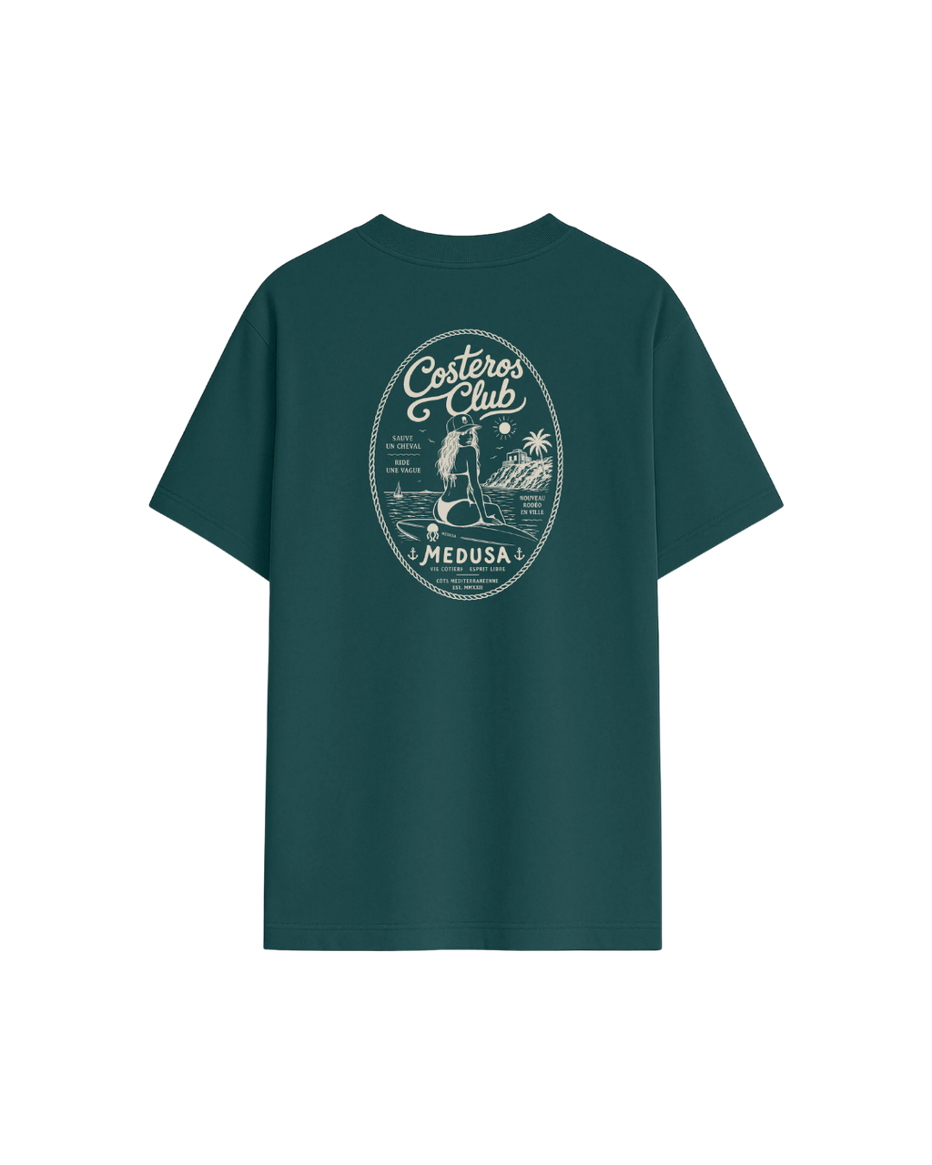 CAMISETA SURFERA VERDE