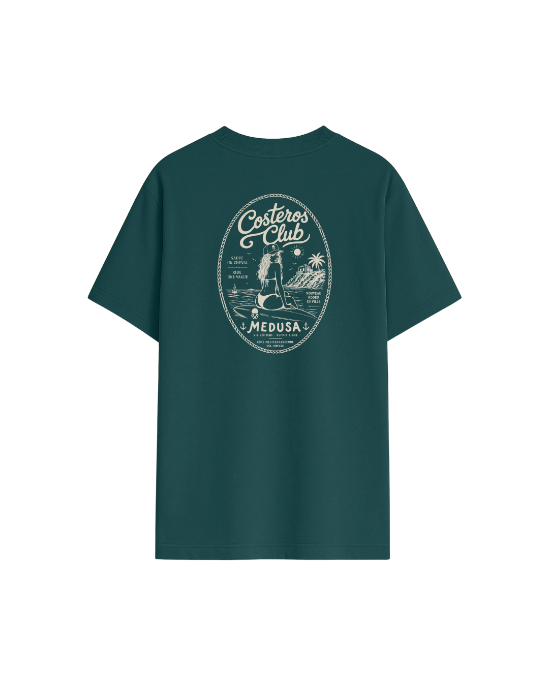 CAMISETA SURFERA VERDE
