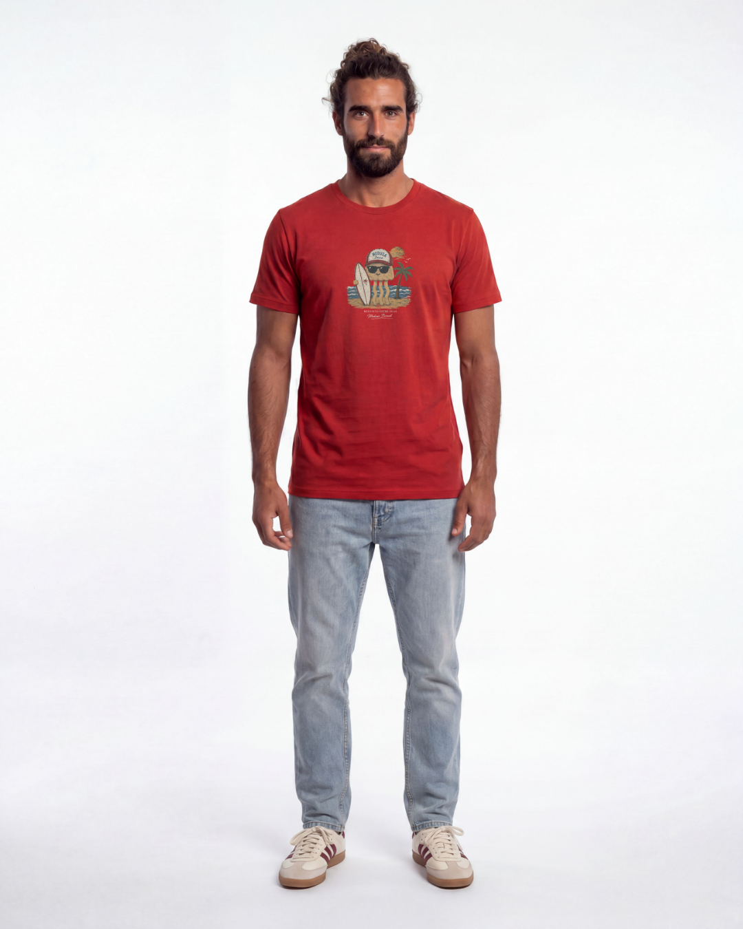 CAMISETA MEDUSITO ROJA