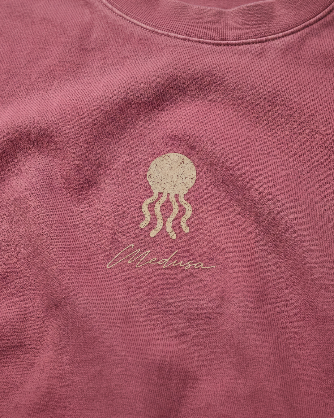 CREWNECK MEDUSA CLUB BURGUNDY