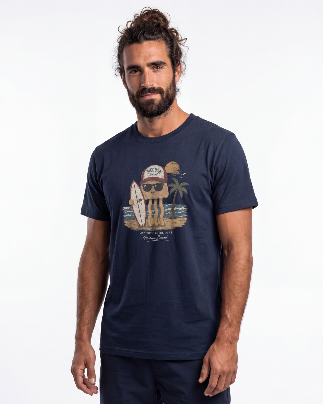CAMISETA MEDUSITO MARINO
