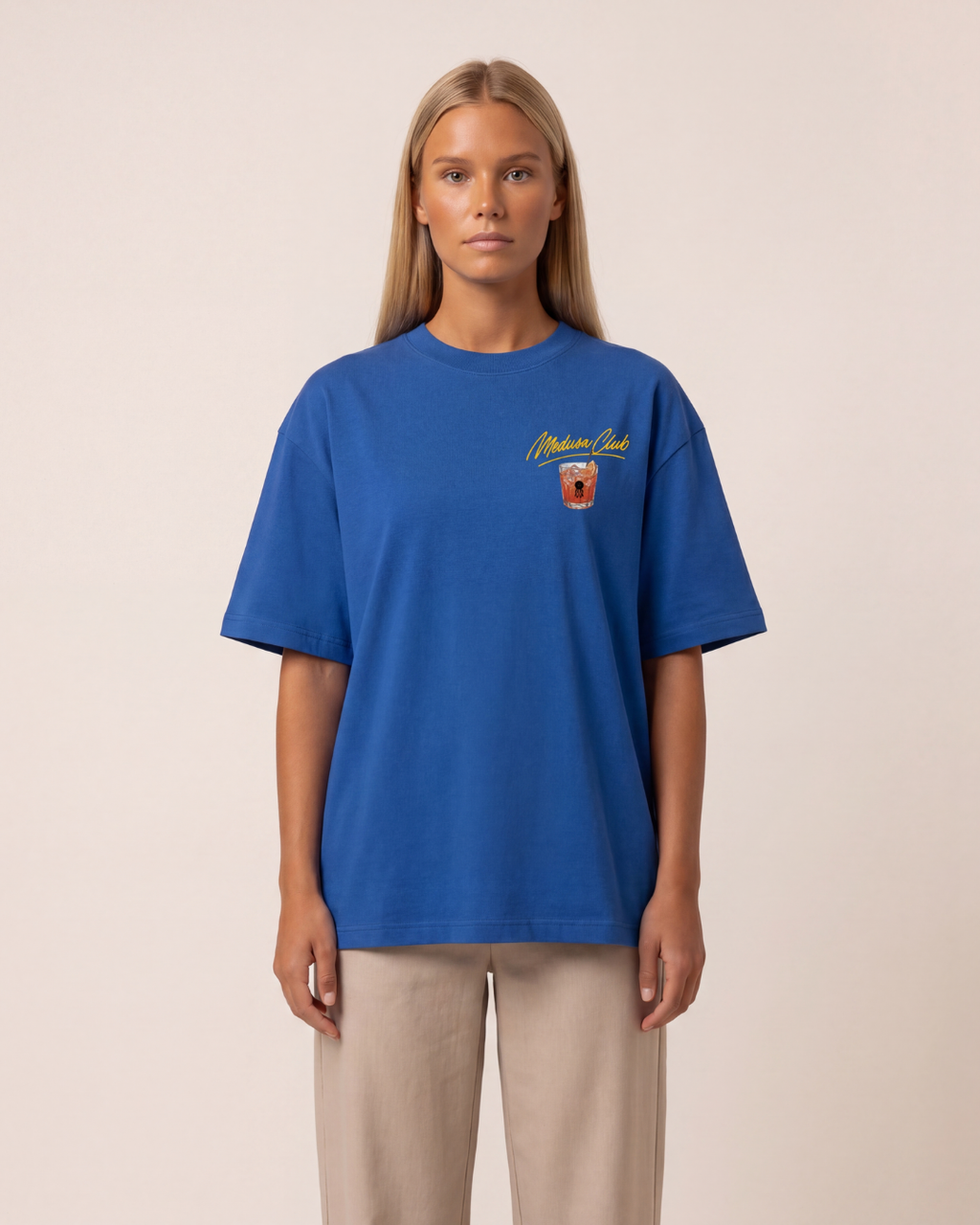CAMISETA COCTAIL AZUL