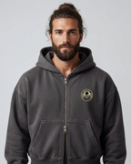 ZIPPER HOODIE COSTA STATE OF MIND CHARCOAL
