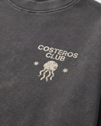 CREWNECK OCEAN MINDED CITY ROOTED CHARCOAL