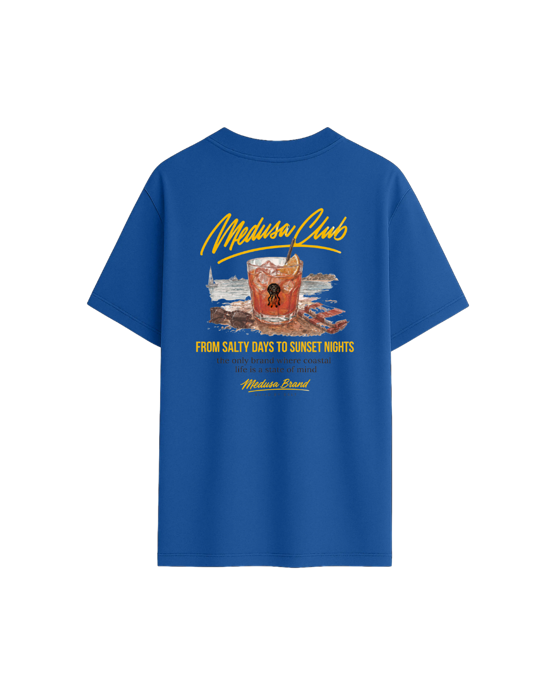 CAMISETA COCTAIL AZUL