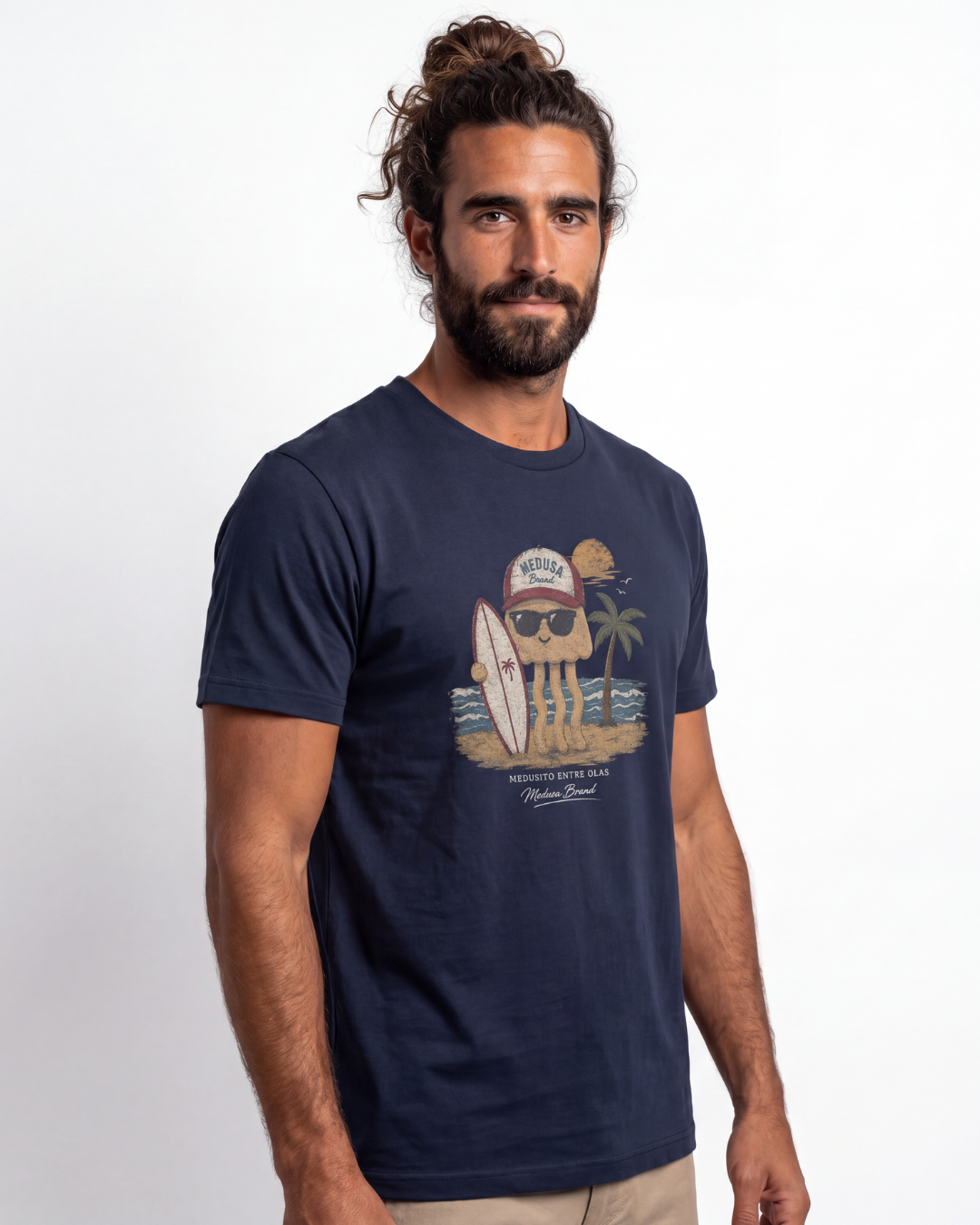 CAMISETA MEDUSITO MARINO