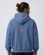 ZIPPER HOODIE LOGO MB AZUL