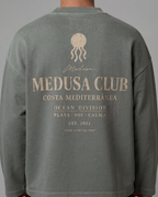 CREWNECK MEDUSA CLUB VERDE SECO