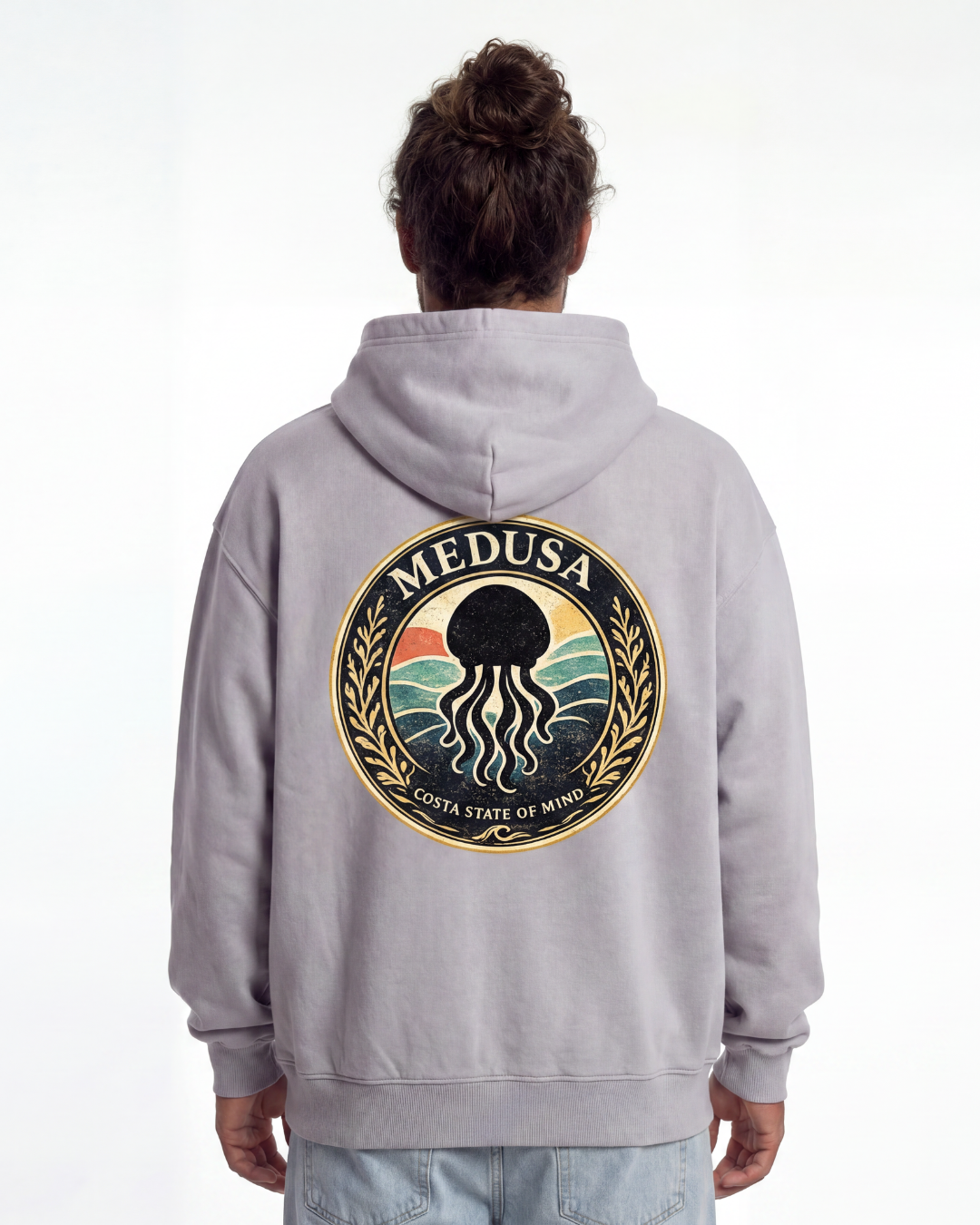 ZIPPER HOODIE COSTA STATE OF MIND GRIS