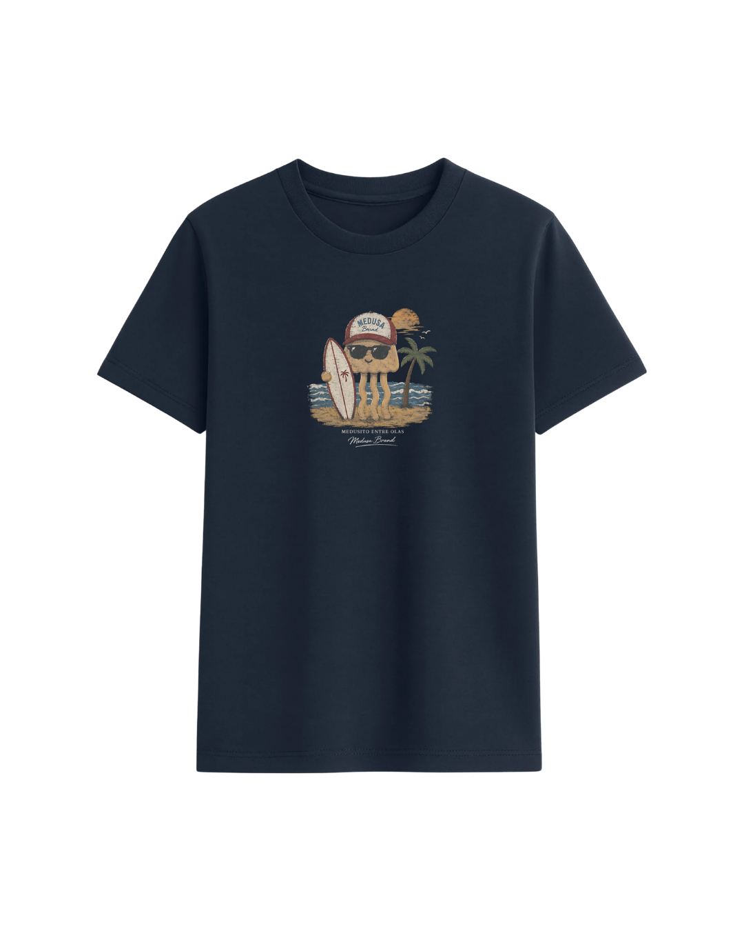 CAMISETA MEDUSITO MARINO