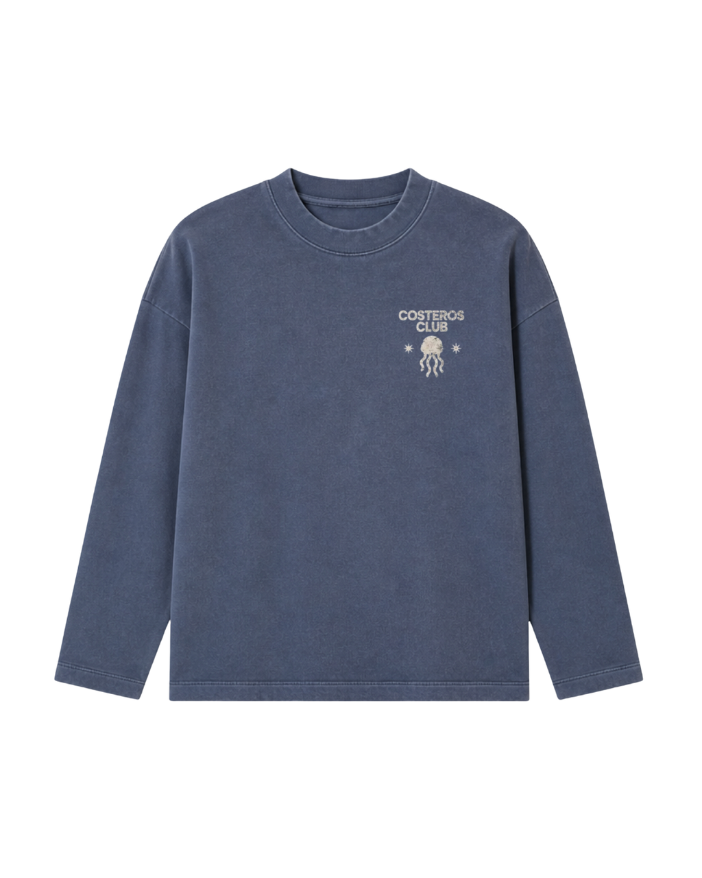 CREWNECK OCEAN MINDED CITY ROOTED MARINO
