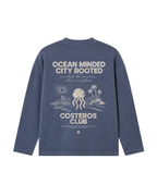 CREWNECK OCEAN MINDED CITY ROOTED MARINO