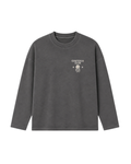 CREWNECK OCEAN MINDED CITY ROOTED CHARCOAL
