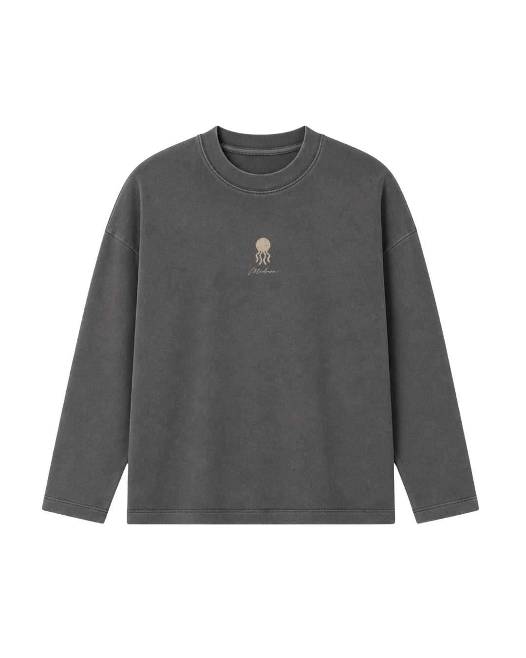 CREWNECK MEDUSA CLUB CHARCOAL