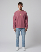 CREWNECK MEDUSA CLUB BURGUNDY