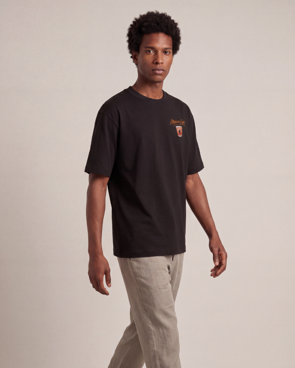 CAMISETA COCTAIL NEGRA