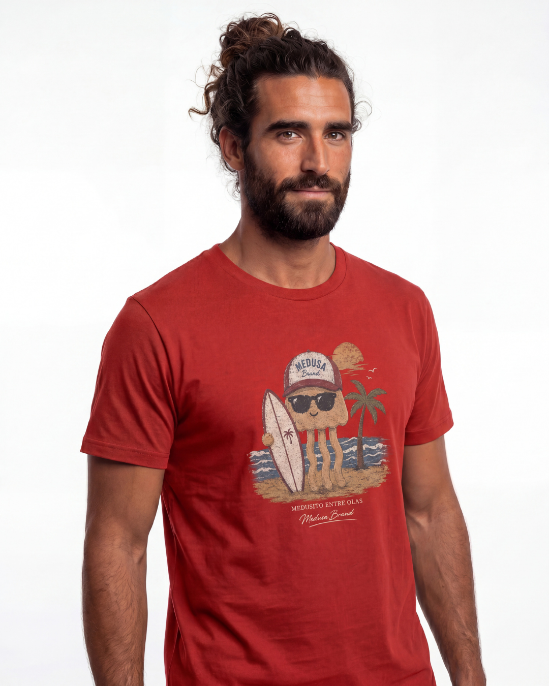 CAMISETA MEDUSITO ROJA