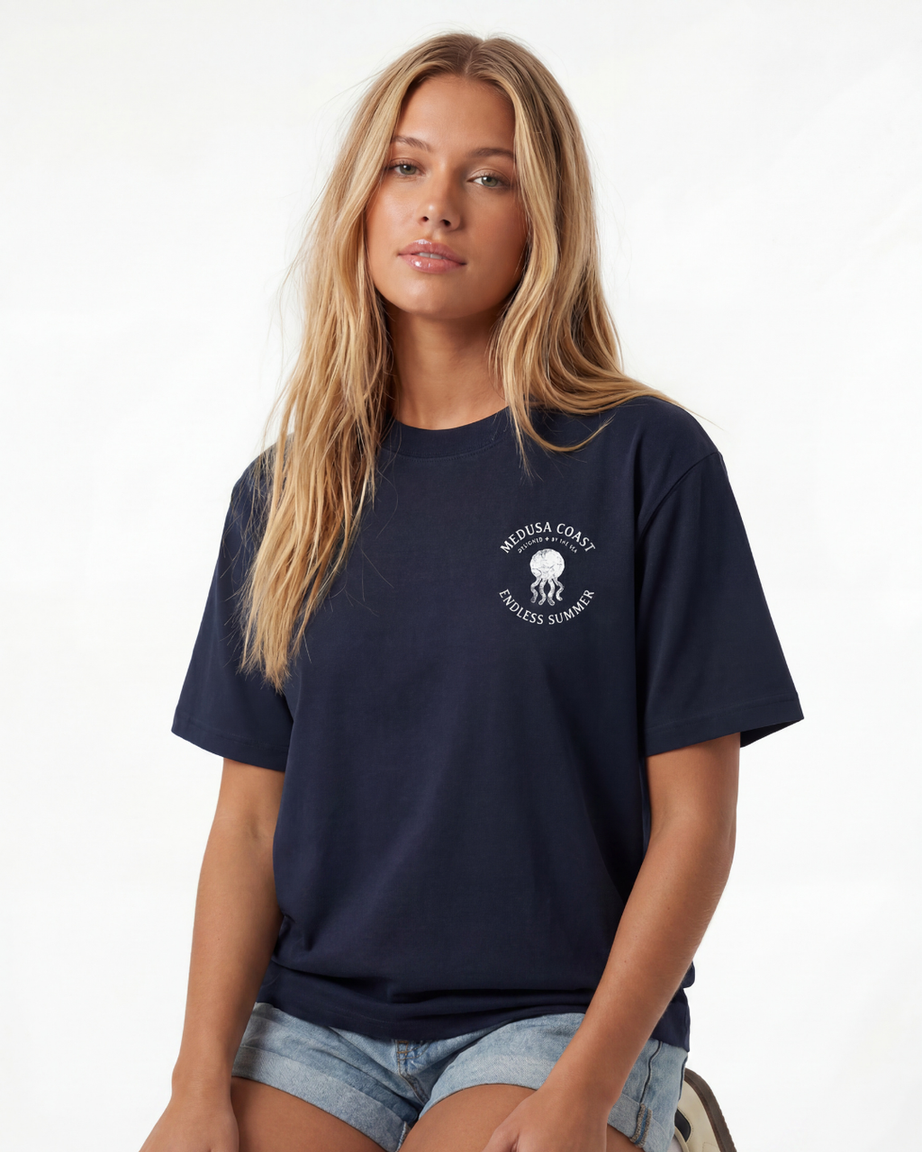 CAMISETA MEDUSA COAST MARINO