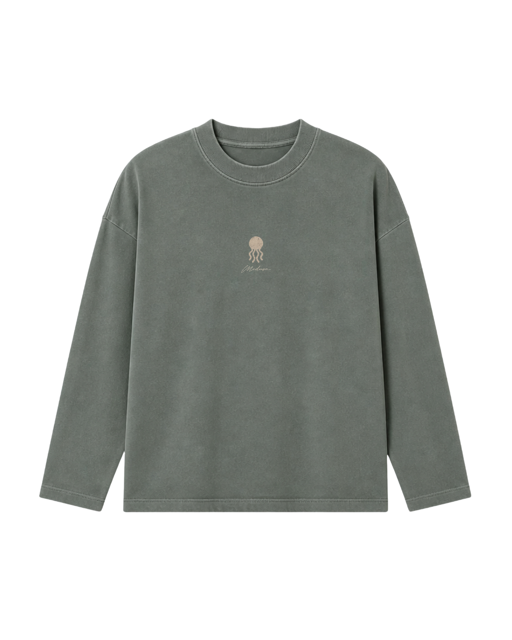 CREWNECK MEDUSA CLUB VERDE SECO