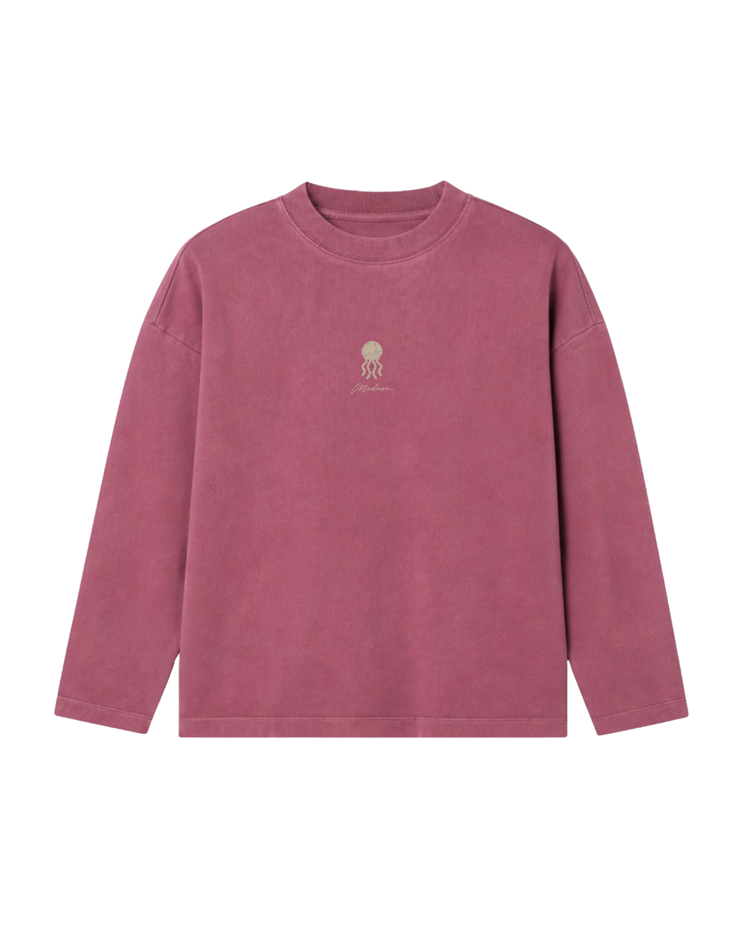 CREWNECK MEDUSA CLUB BURGUNDY