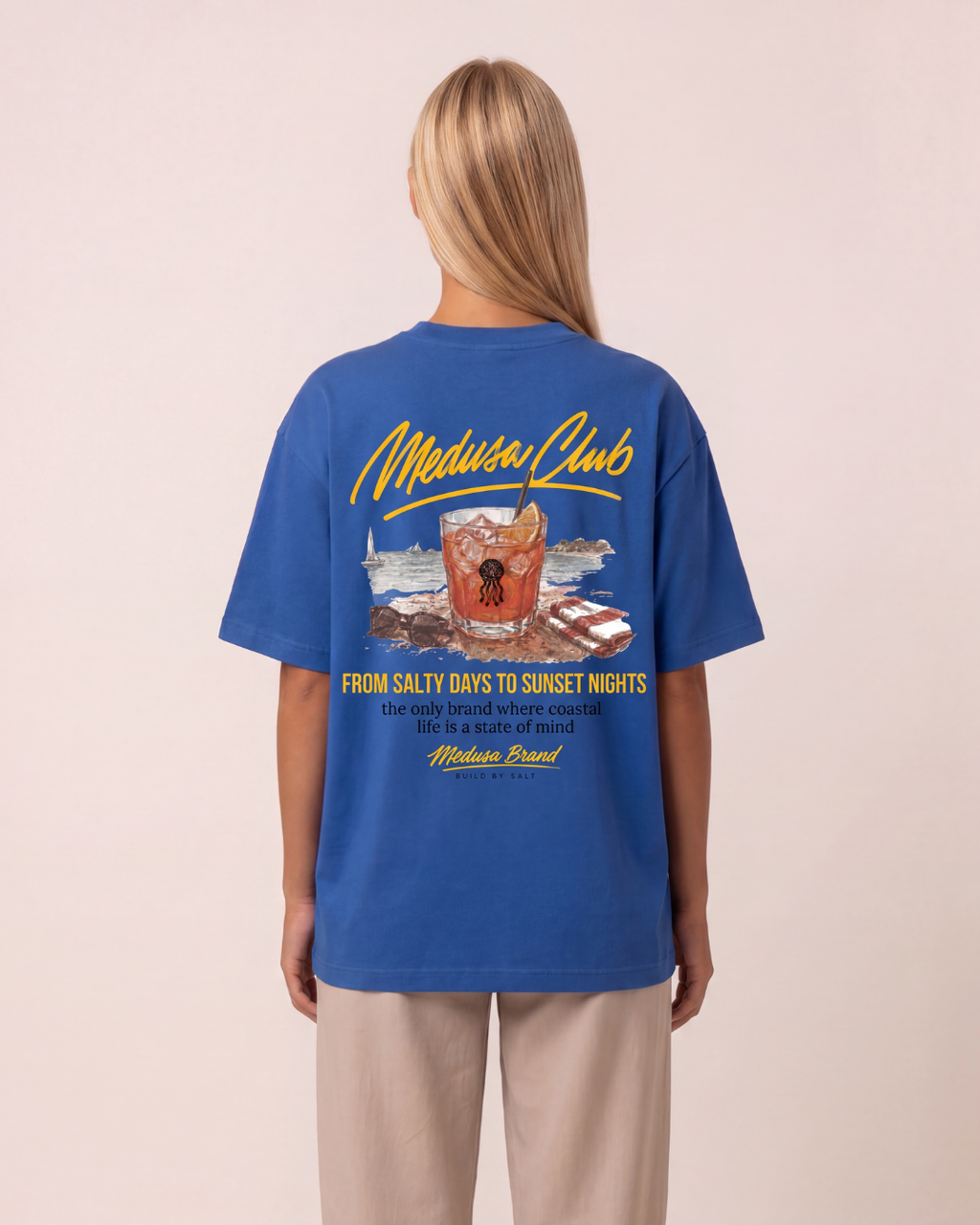 CAMISETA COCTAIL AZUL