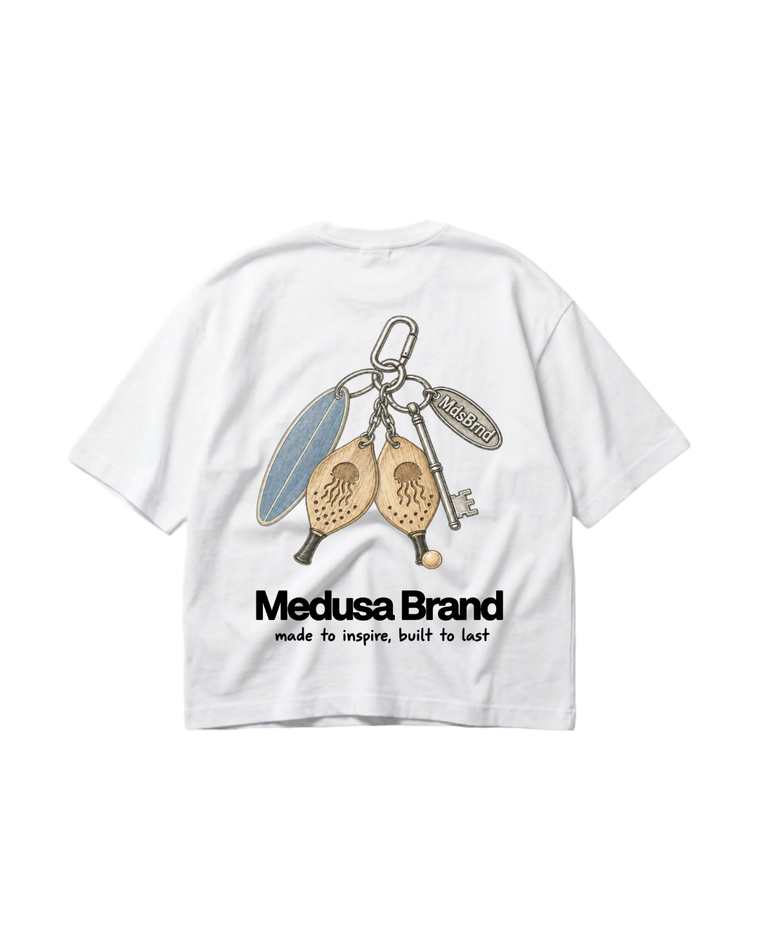 CAMISETA LLAVERO BLANCA
