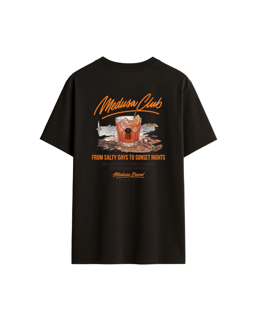 CAMISETA COCTAIL NEGRA