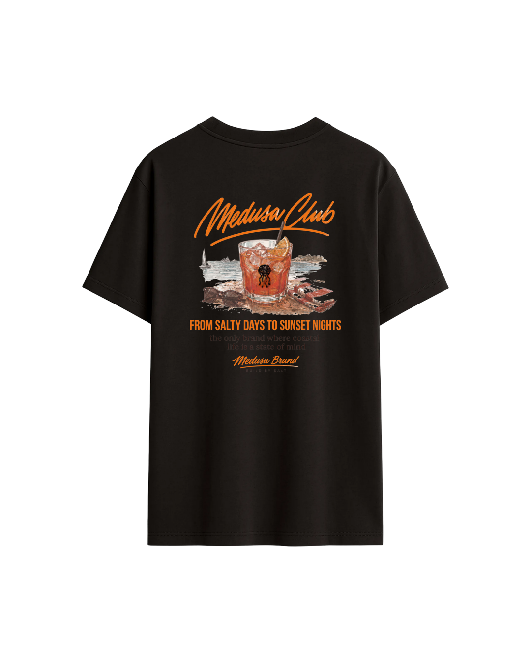 CAMISETA COCTAIL NEGRA