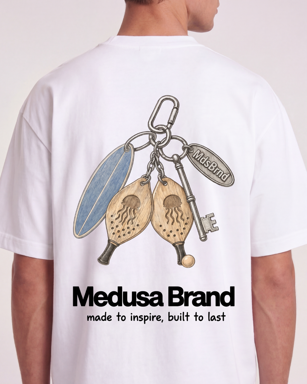 CAMISETA LLAVERO BLANCA
