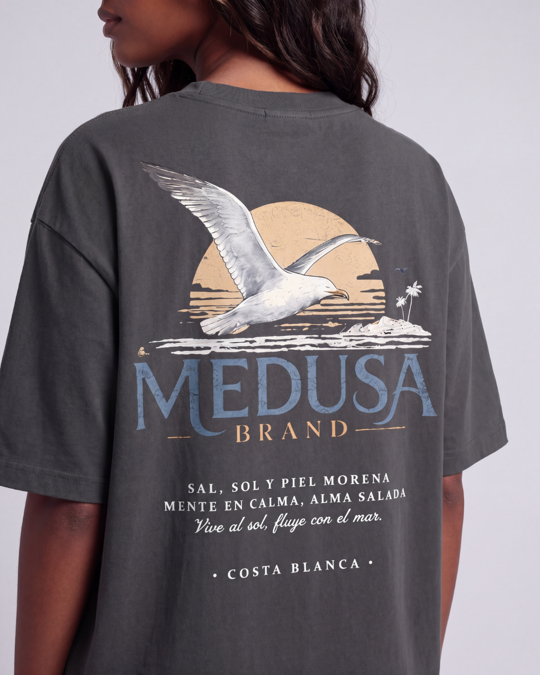CAMISETA GAVIOTA GRIS