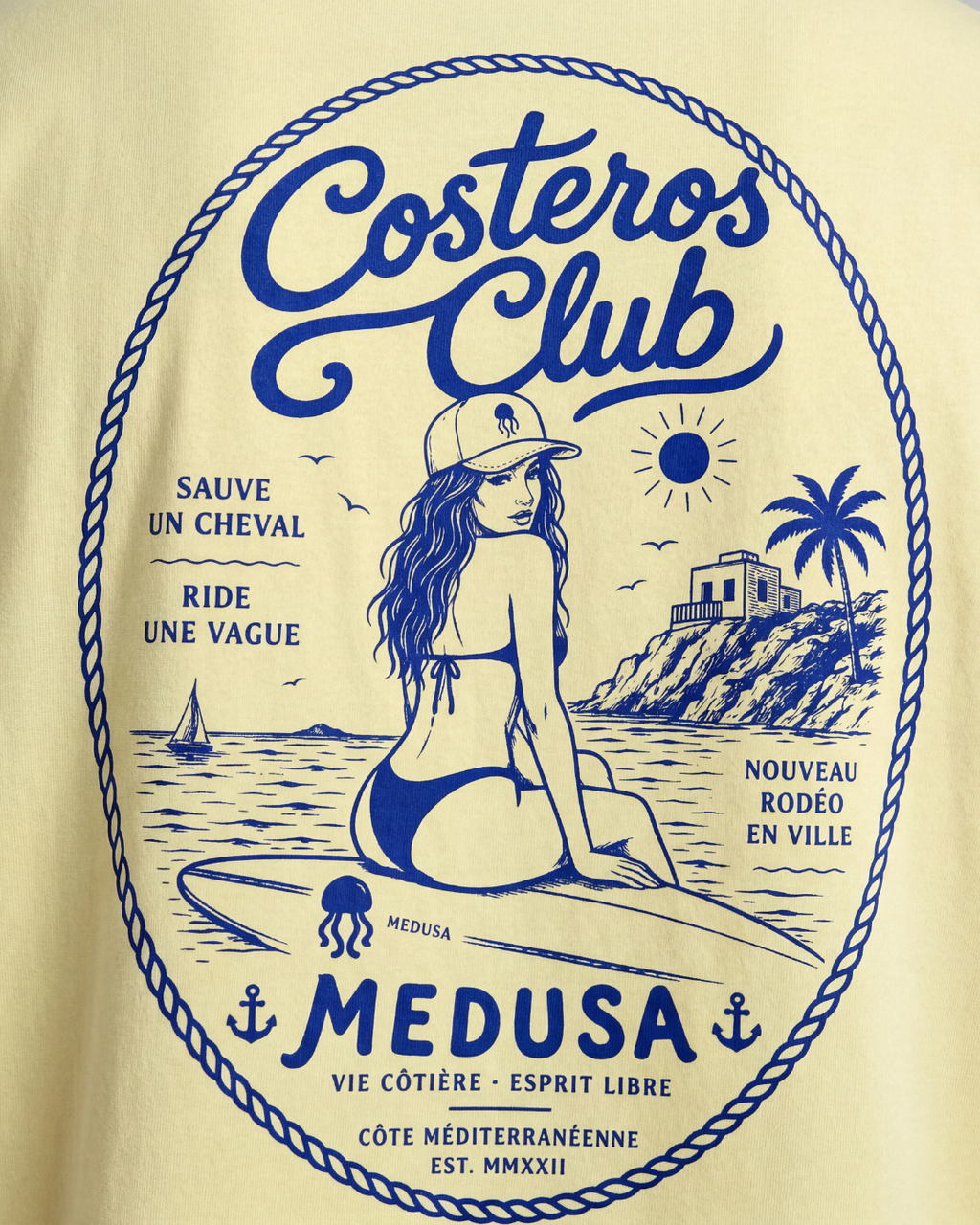 CAMISETA SURFERA AMARILLA
