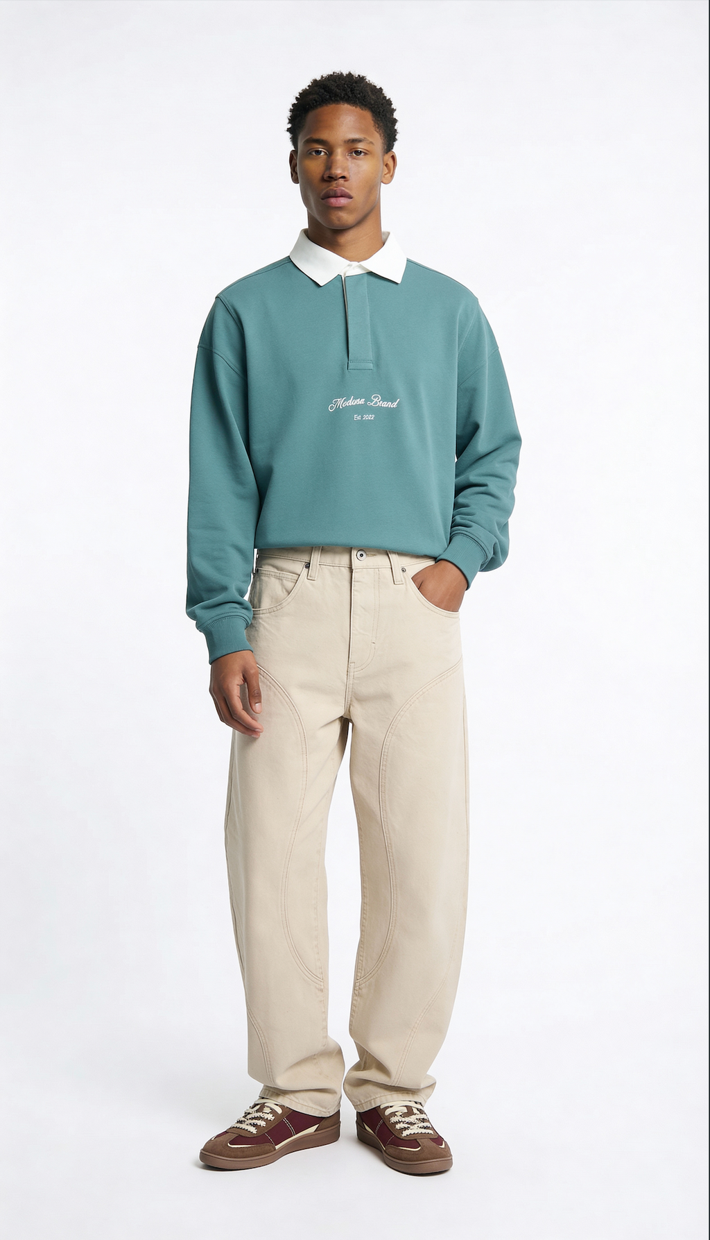 POLO RUGBY MANGA LARGA