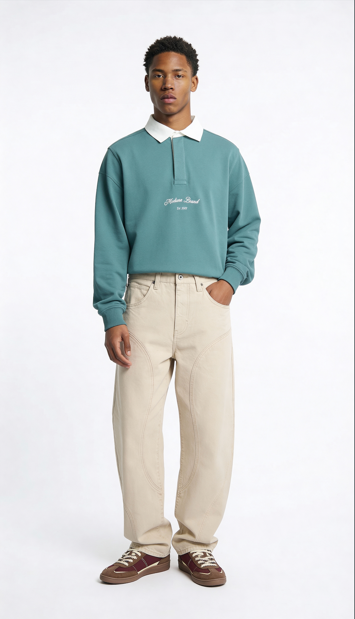 POLO RUGBY MANGA LARGA