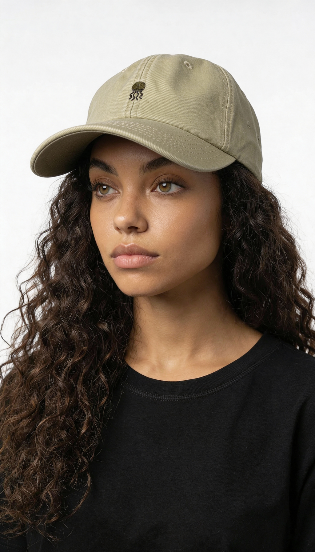 GORRAS MEDUSA BRAND BEIGE