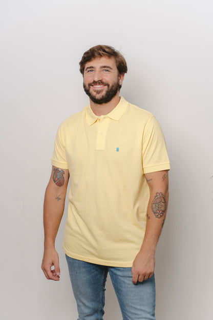 POLO AMARILLO/AZUL