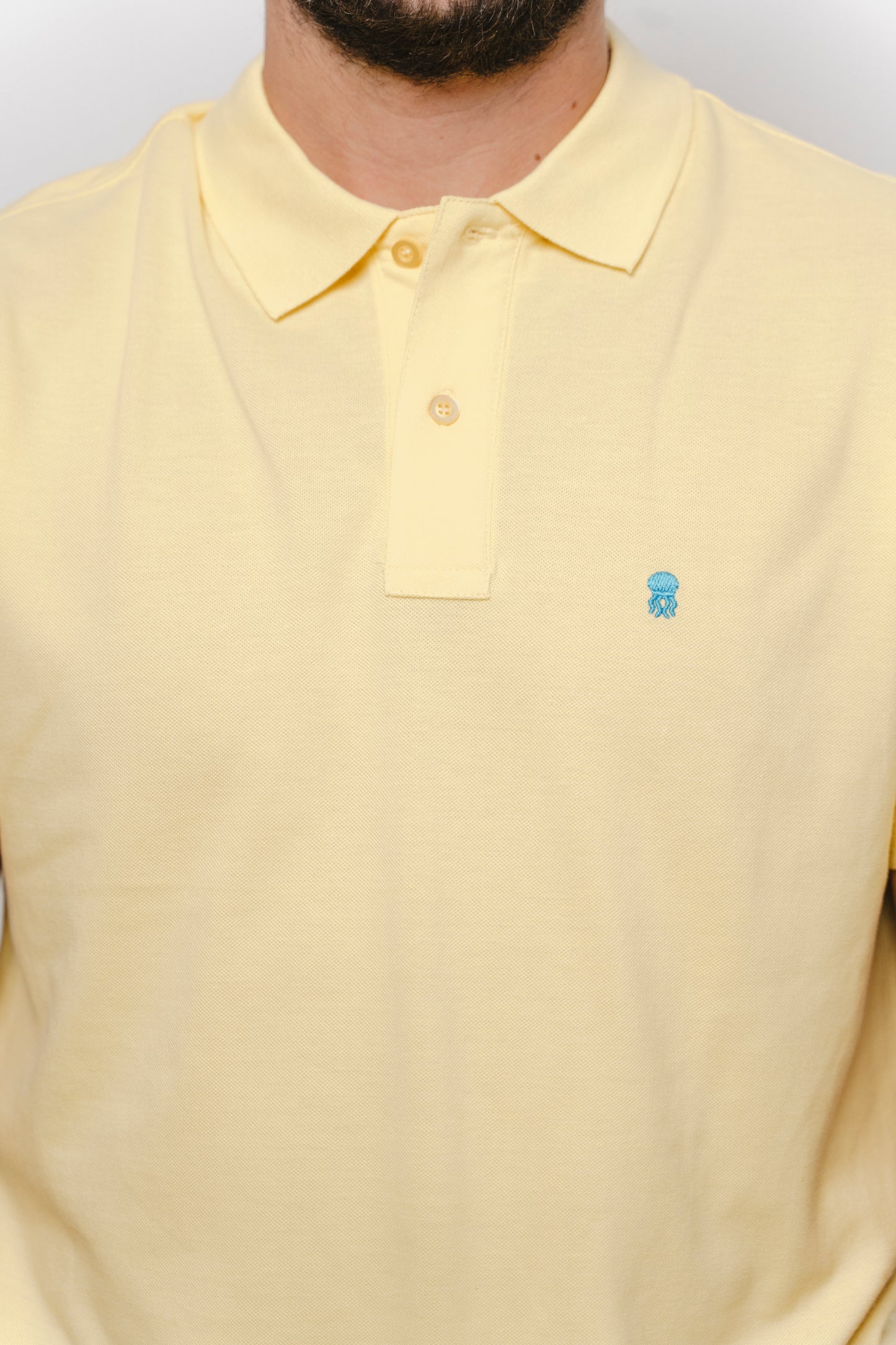 POLO AMARILLO/AZUL