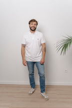 POLO BLANCO/MARINO