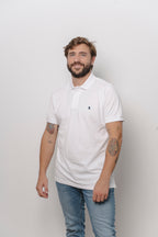POLO BLANCO/MARINO