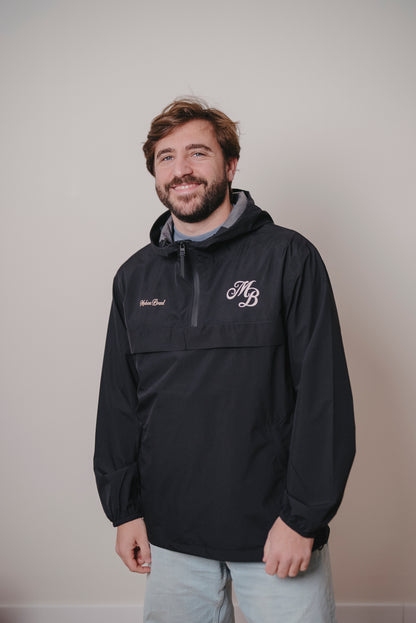 CHAQUETA CORTAVIENTOS IMPERMEABLE NEGRO