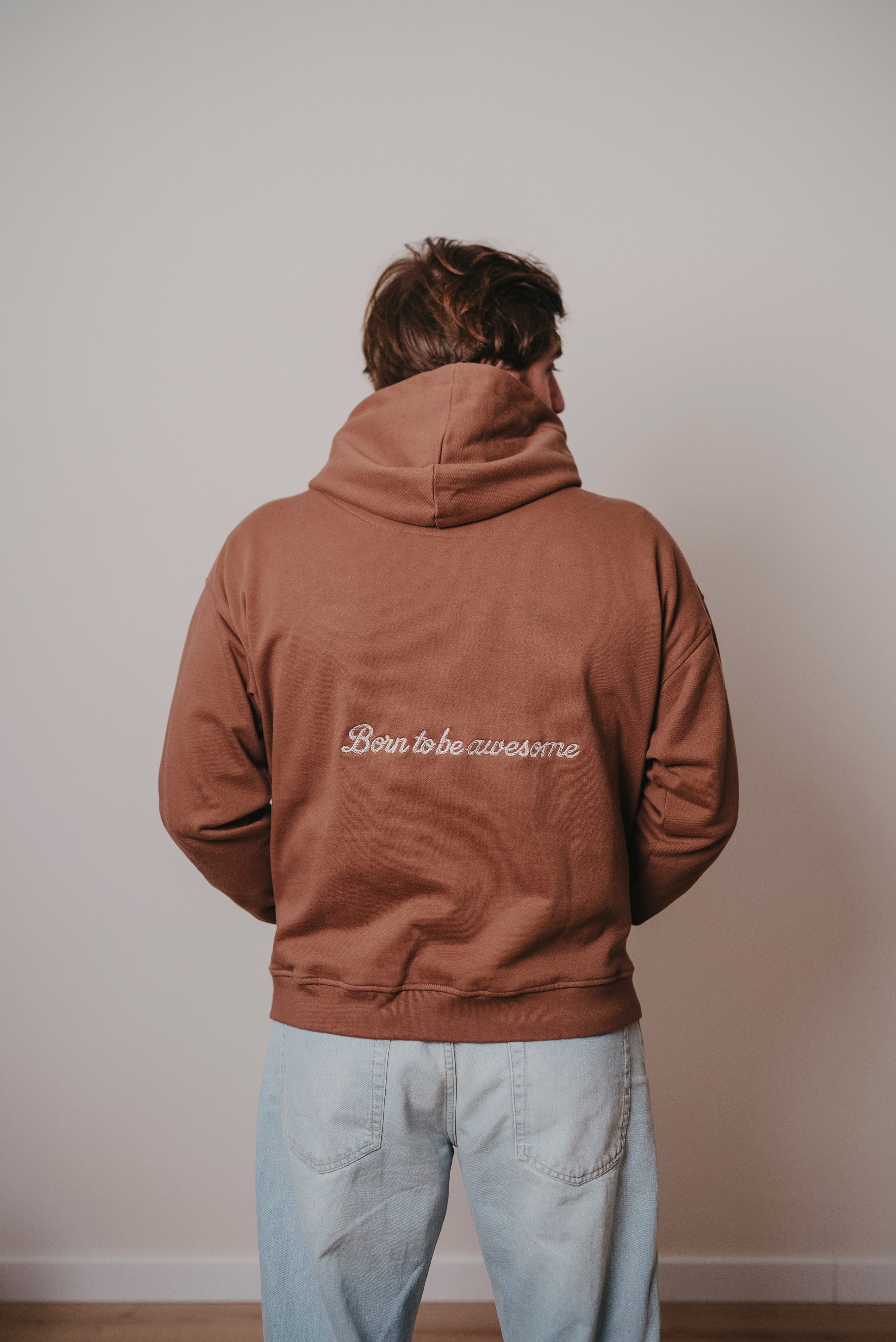 ZIP HOODIE ¨BORN TO BE AWESOME¨