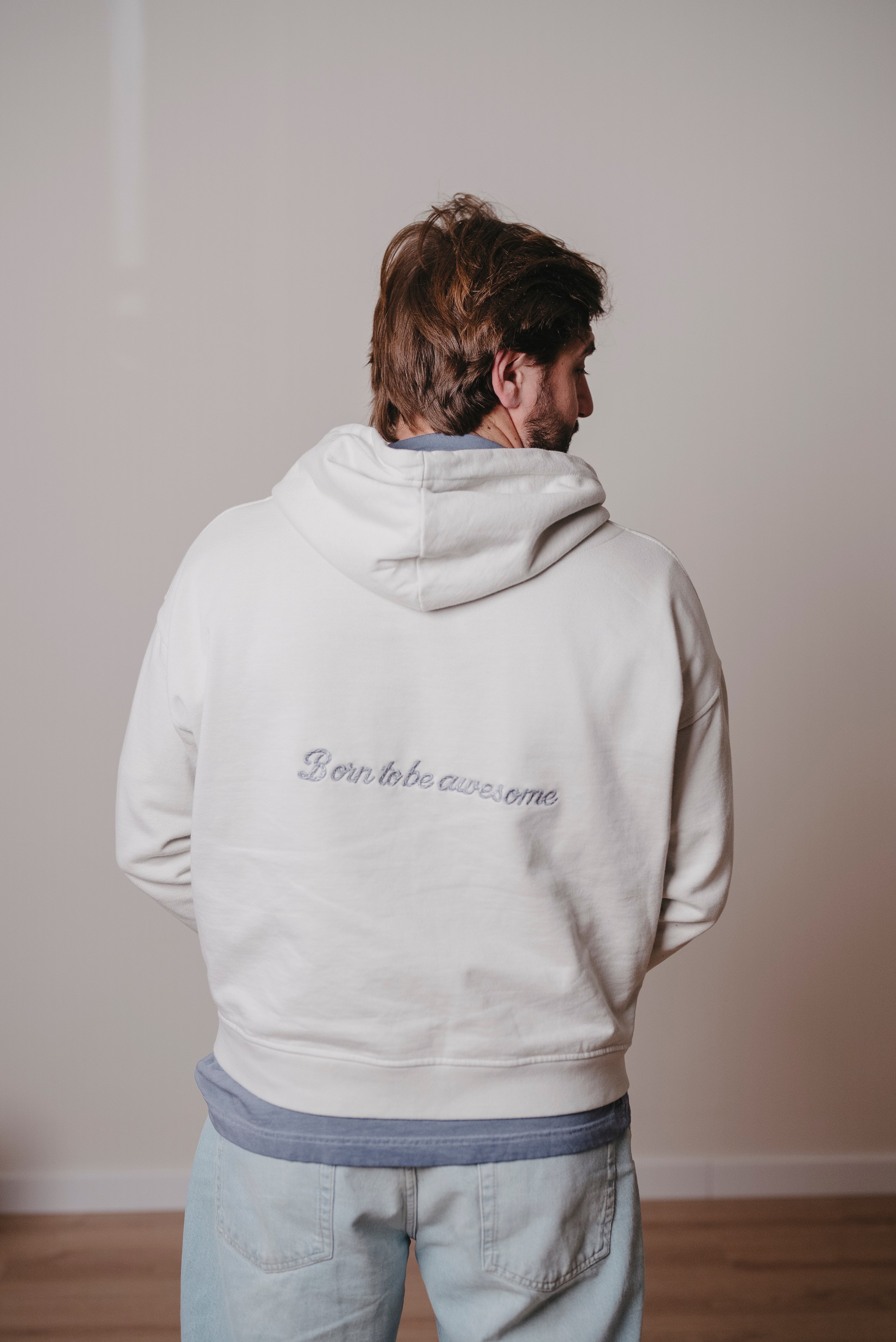 ZIP HOODIE ¨BORN TO BE AWESOME¨