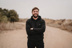 SUDADERA CAPUCHA VELELLA NEGRA