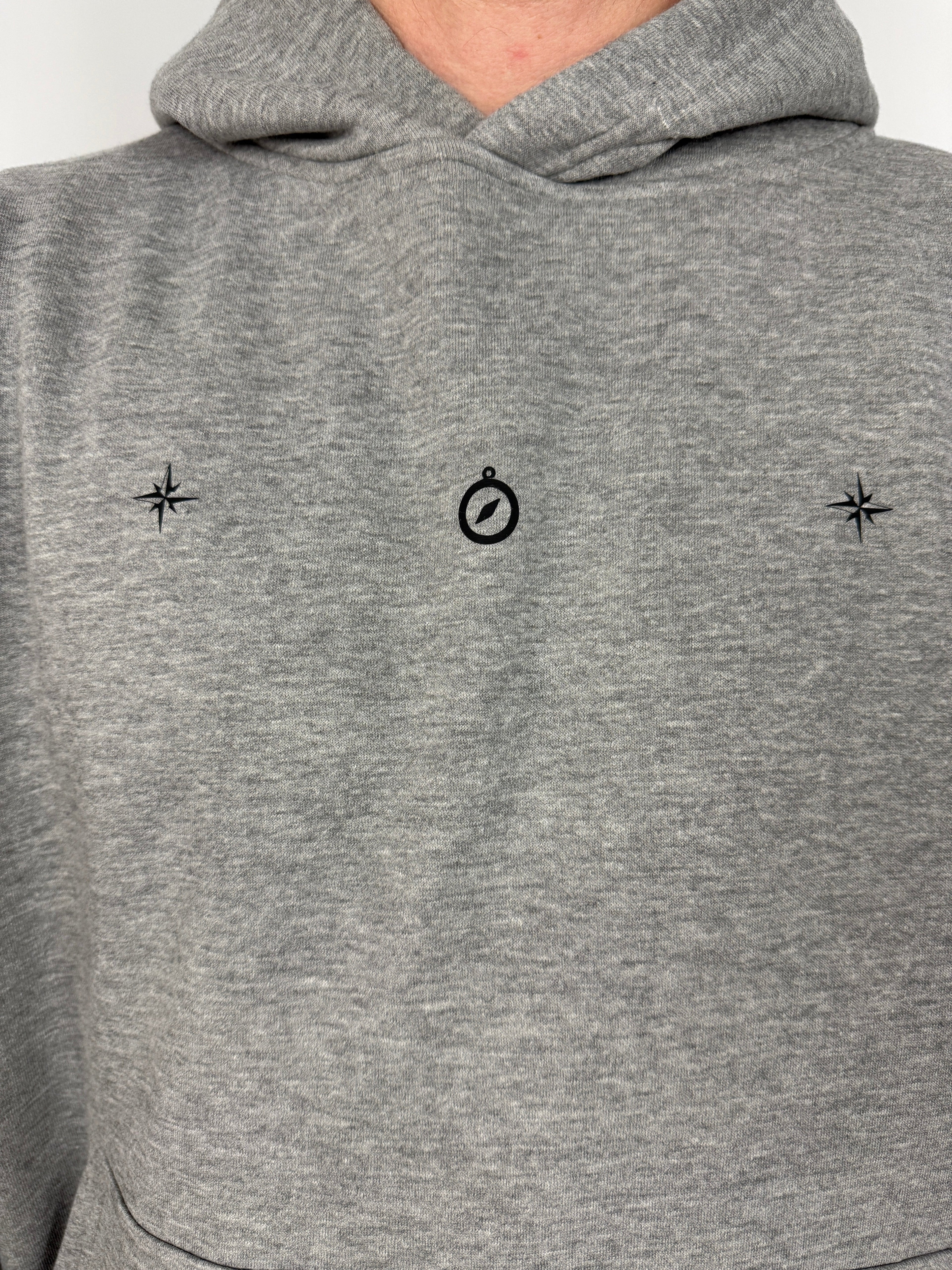 SUDADERA HOODIE COMPASS OVERSIZE