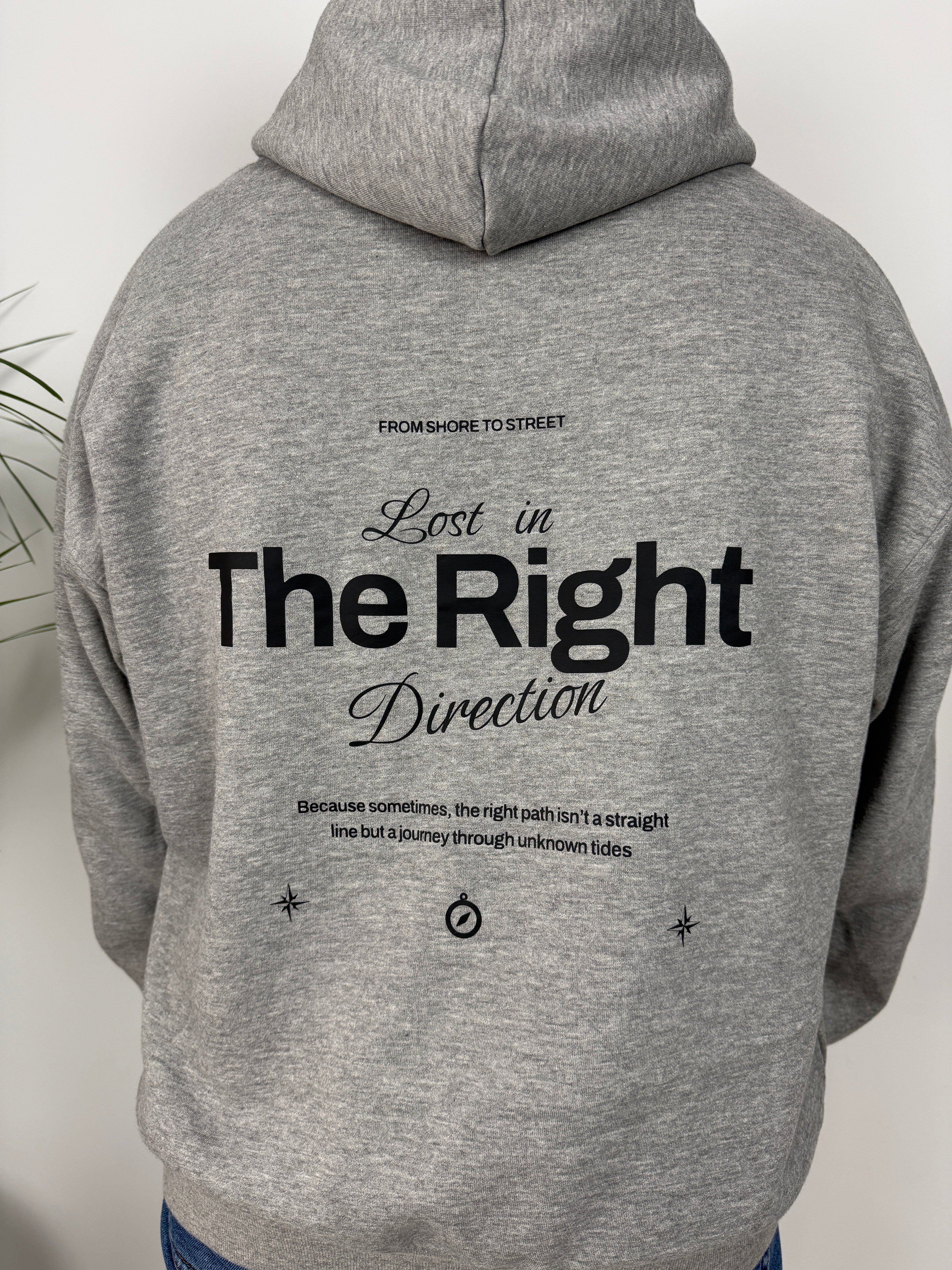 SUDADERA HOODIE COMPASS OVERSIZE